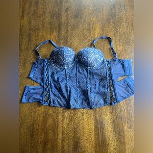 Victoria’s Secret Blue Corset Top